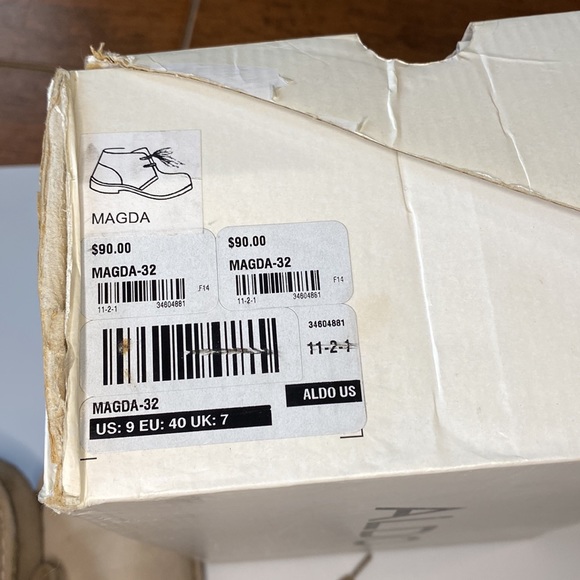 Excellent condition Aldo Magda Tan size 9 - Picture 12 of 12